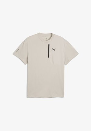 Puma, PUMATECH T-SHIRT MIT BRUSTTASCHE - T-Shirt print - silver fog