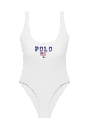 Polo Ralph Lauren, SCOOP TANK - Maillot de bain - white