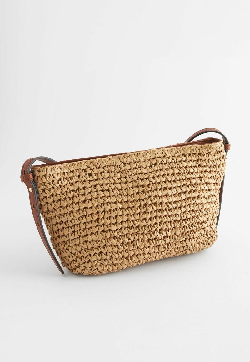 Stro-handtas voor dames, rieten tas, holle geweven strandtas, gevlochten strotas, handgemaakte strotas met lederen schouderriem, knutseltas, geweven schoudertas voor strand, reizen, winkelen, beige Stro-handtas voor dames, rieten tas, holle geweven strandtas, gevlochten strotas, handgemaakte strotas met lederen schouderriem, knutseltas, geweven schoudertas voor strand, reizen, winkelen, beige