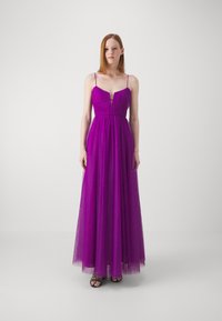 ML Monique Lhuillier NYLA LONG DRESS - Proginė apranga - bright magenta