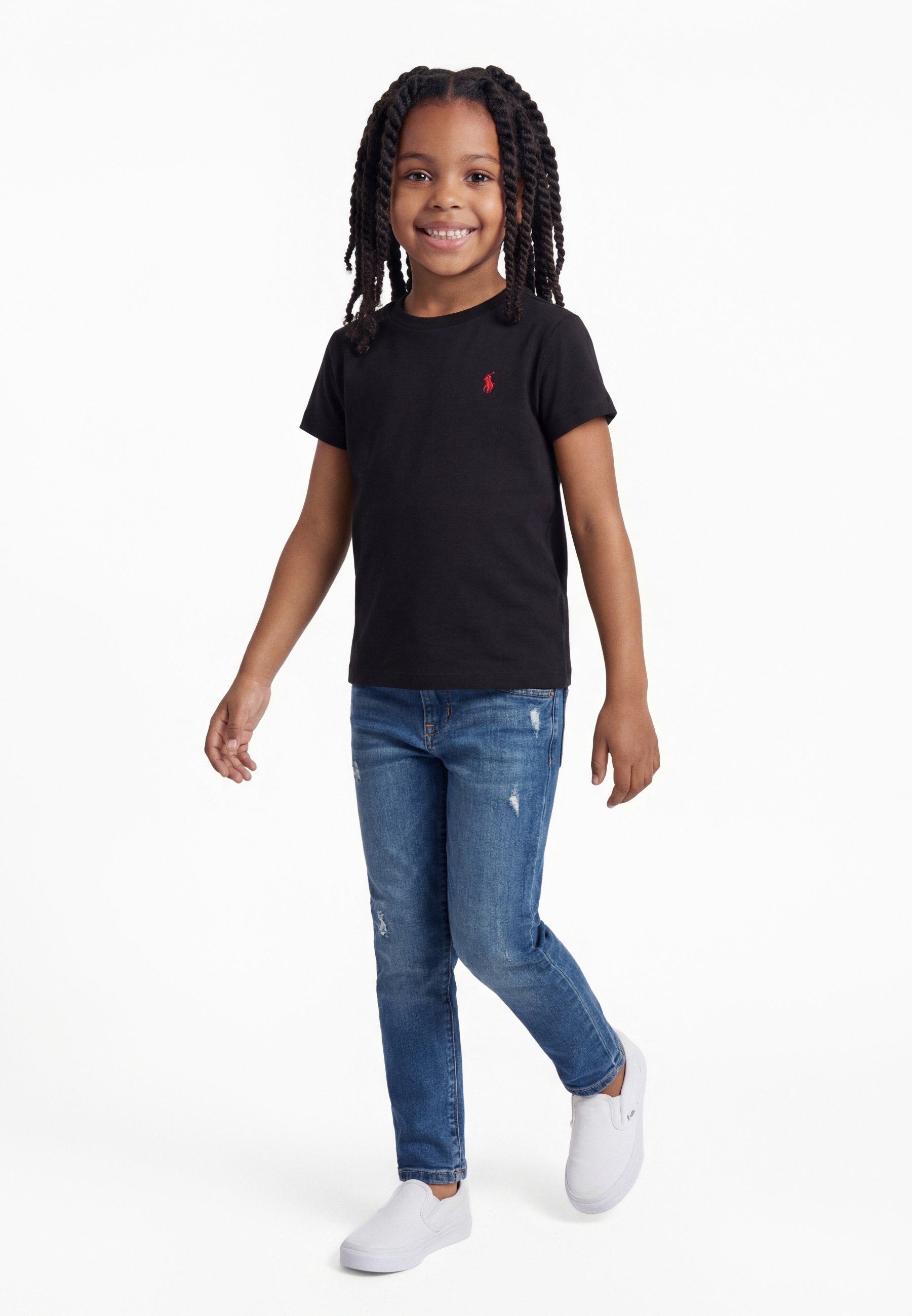 Polo Ralph Lauren COTTON JERSEY CREWNECK TEE 7-14Y UNISEX - T