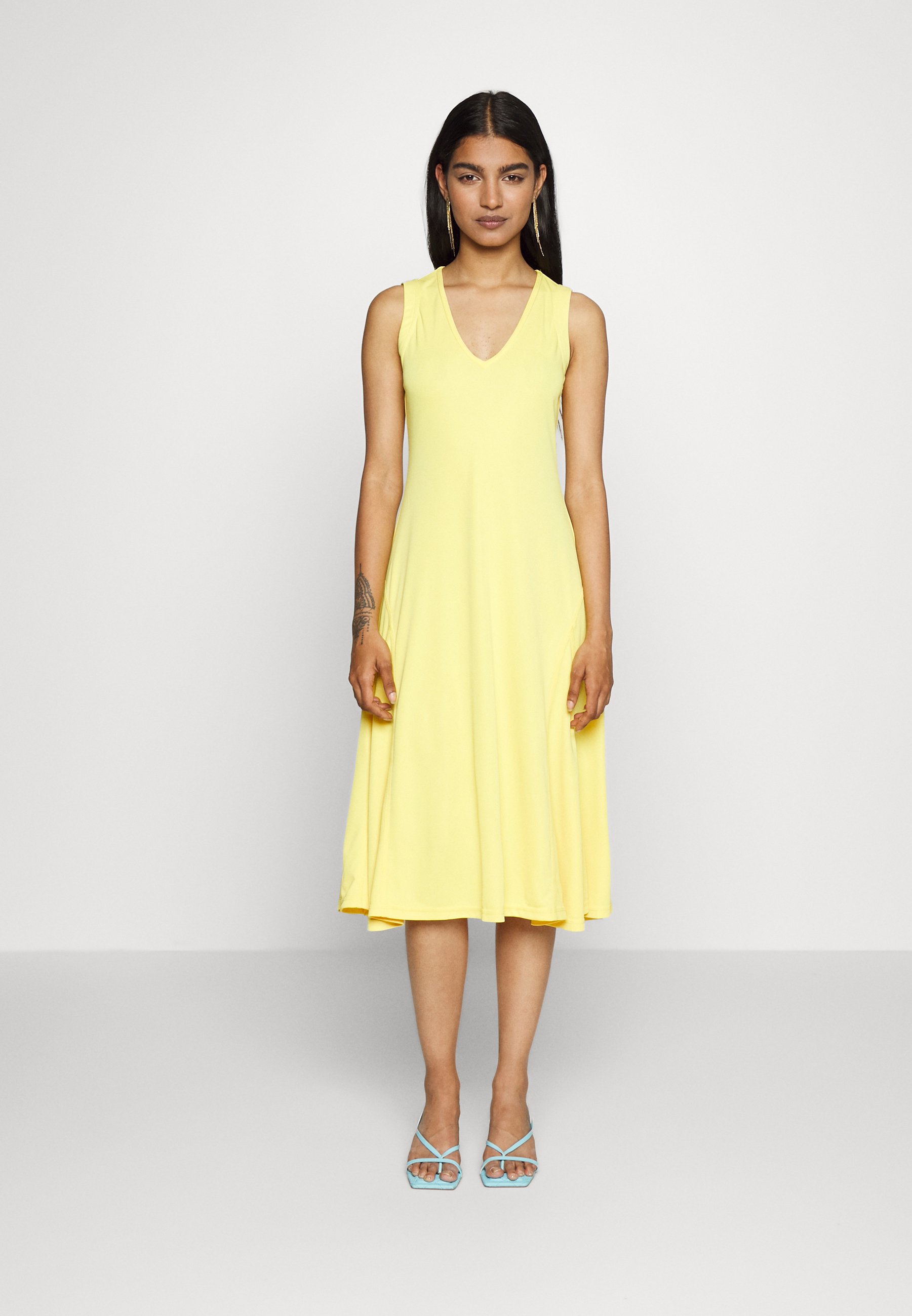 ralph lauren yellow dress