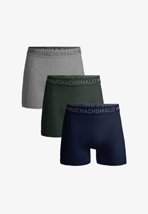 3-PACK SOLID - Trumpikės - blue green grey melange