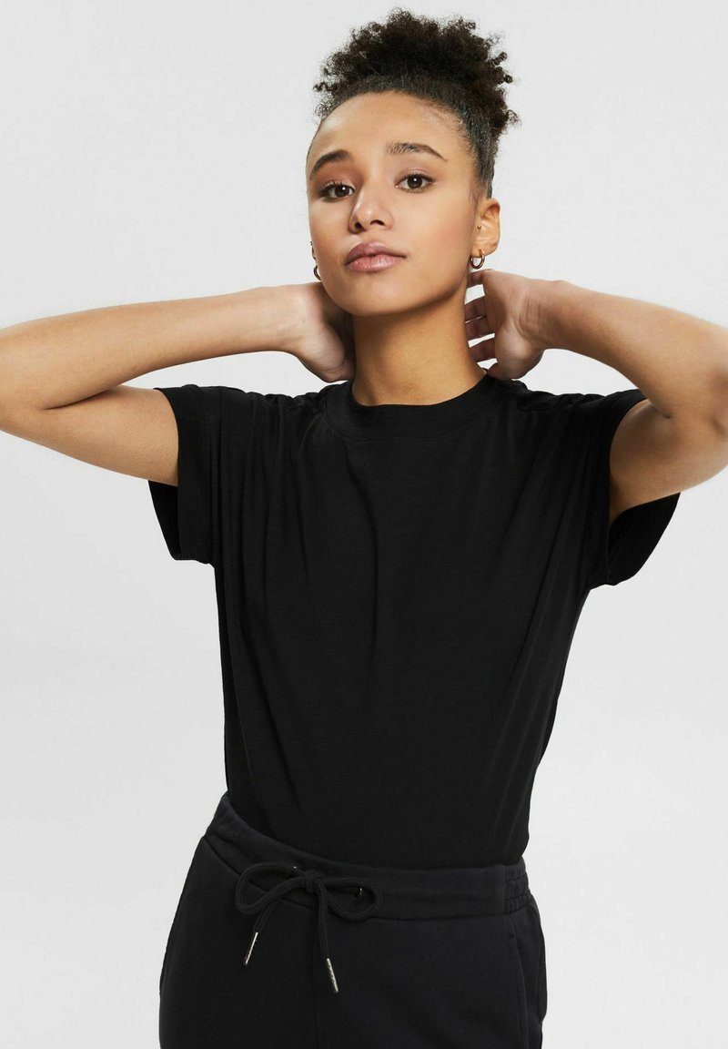 Damen T-Shirts | edc by Esprit T-Shirt basic black/schwarz - OW30871 Damen T-Shirts | edc by Esprit T-Shirt basic black/schwarz - OW30871