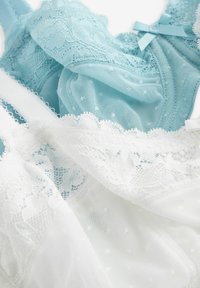 Next NUDE/WHITE LIZZIE NON-PADDED TWO PACK - Olkaimettomat/muut rintaliivit - blue white