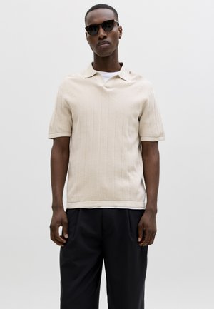 Jack & Jones JJEBRADLEY SPLIT NECK - Polo krekls - moonbeam