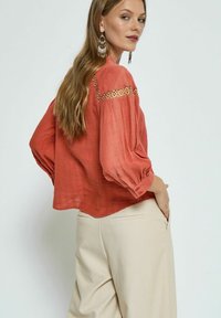 PEPPERCORN TAMARA 3/4 SLEEVE  - Bluza - mecca orange