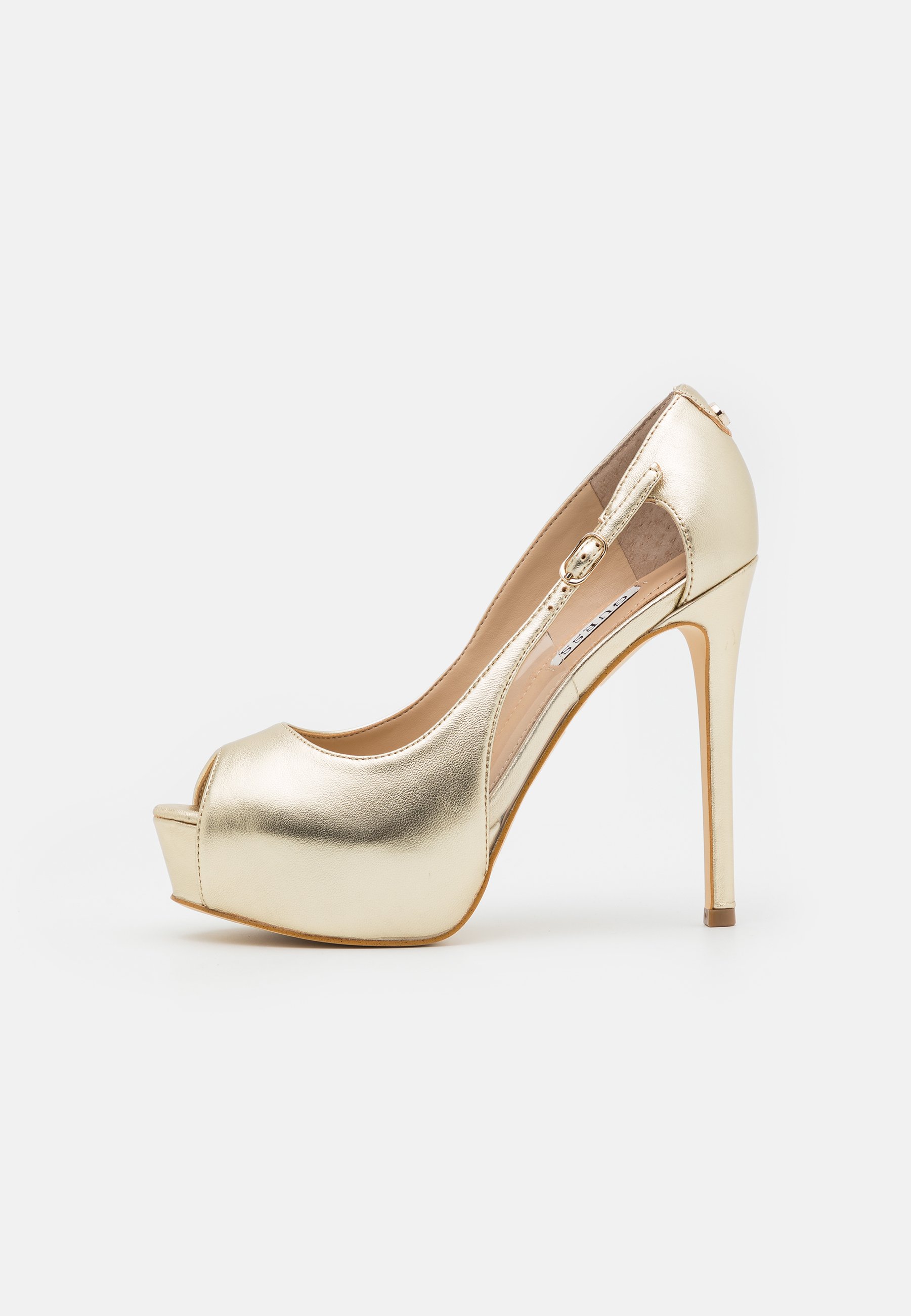 Guess GALINY - Scarpe con plateau - platino/dorato - Zalando.it