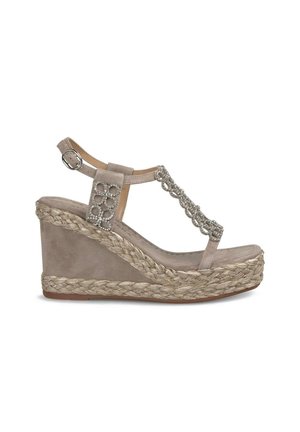 High Heel Sandalette - marrón topo