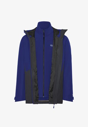 Jack Wolfskin, STONETRAIL 3IN1 JKT M - Hardshell jacket - phantom