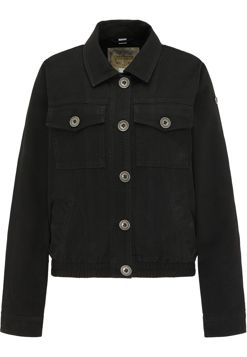 dreimaster Spijkerjas zwart