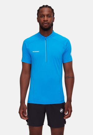 AENERGY FL HALF ZIP - Sports T-shirt - glacier blue