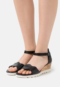 Marco Tozzi Wedge sandals - black