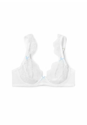 Adore Me CLERA UNLINED DEMI BRA JET BLACK - Bügel BH - bright white