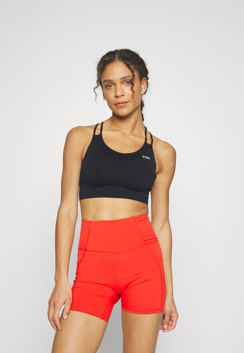 ICANIWILL DEFINE SEAMLESS SPORTS Sportbh met light support black
