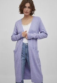 VILA VIRIL LONG CARDIGAN - Vesta na kopčanje - sweet lavender