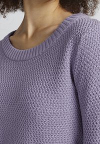 ICHI Stickad tröja - purple