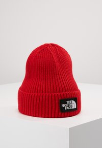 The North Face TNF LOGO BOX CUFFED  - Beanie - red