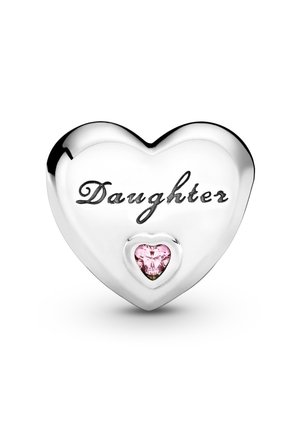 DAUGHTER HEART - Charm - silver coloured
