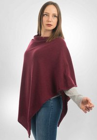 Dalle Piane Cashmere BLEND - Poncho - bordeaux
