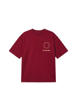 Project X Paris, T-SHIRT MANCHES COURTES DOWNTOWN - T-shirt print - bordeaux