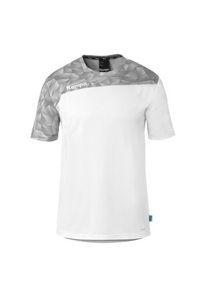 TRAININGS ATHLETICS 29 - T-shirt de sport - weiß steingrau