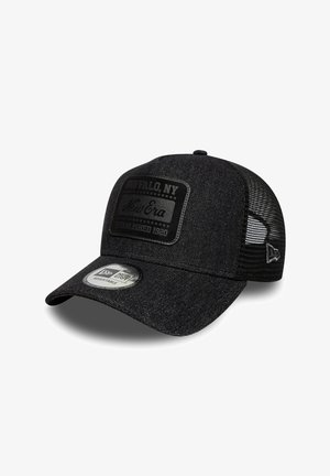 New Era, NEW ERA PATCH DENIM TRUCKER - Casquette - new era blk