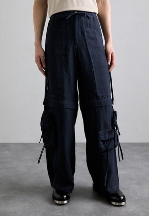 MODULAR PANTS - Oldalzsebes nadrágok - navy