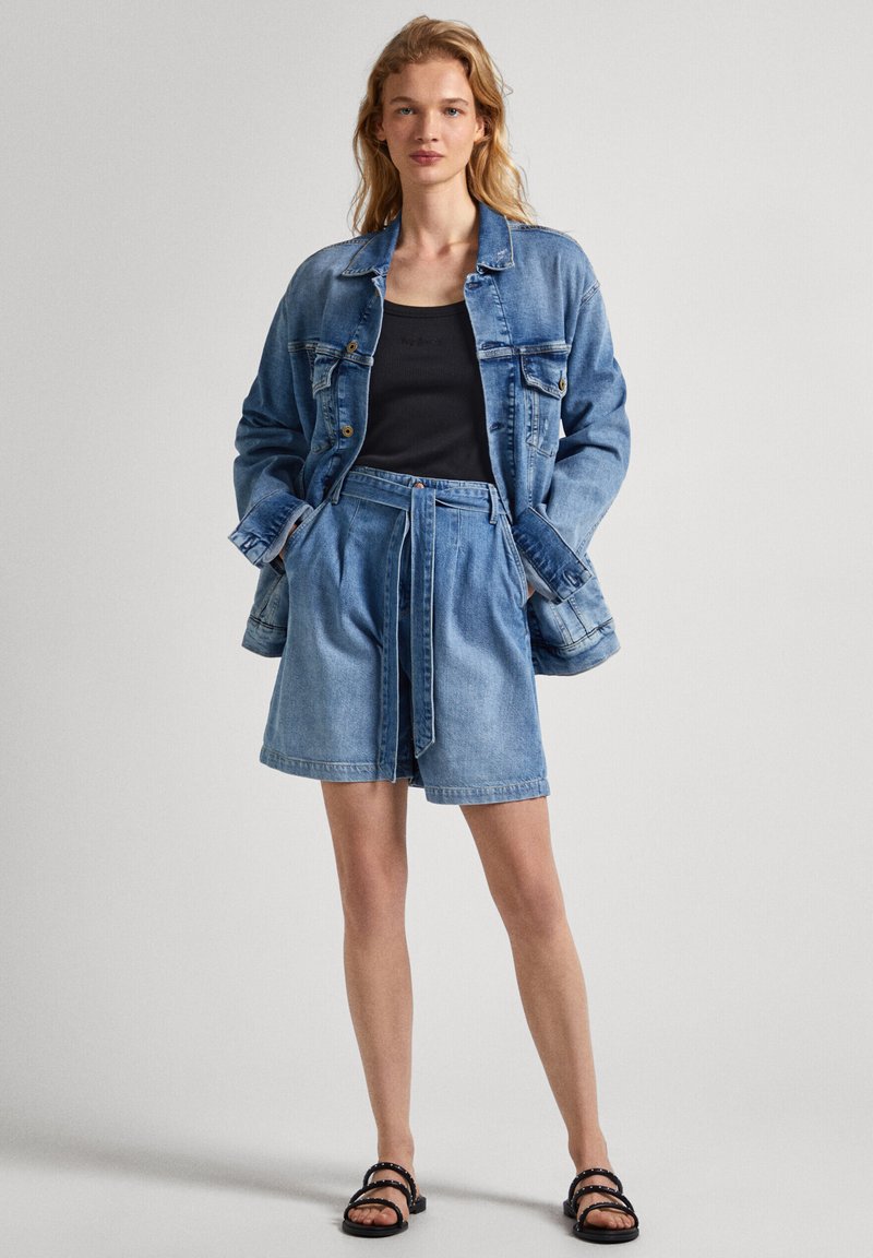 Pepe Jeans Jeansshort lichtblauw denim