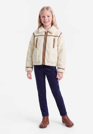 Guess, JUNIOR JACKET ZIP - Forro polar - cream white