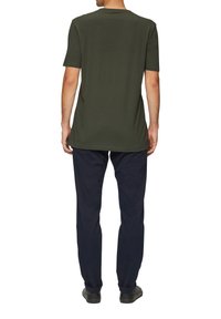 s.Oliver LOGO  - T-Shirt print - olivgrün