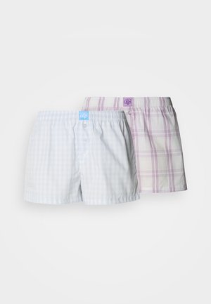 2 PACK - Nattøj bukser - light blue/purple