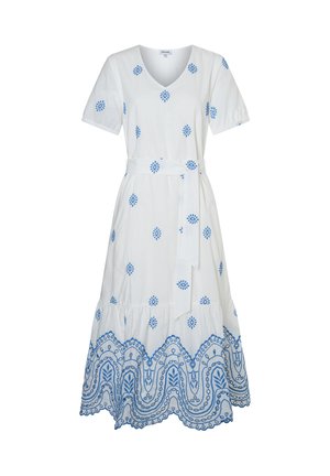 More & More, Jurk - white/blue