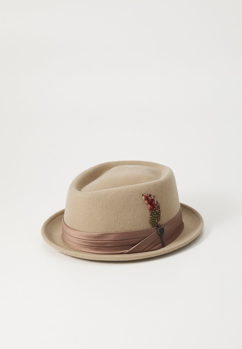 Brixton - STOUT PORK PIE UNISEX - Sombrero - sand/dark sand, Ampliar