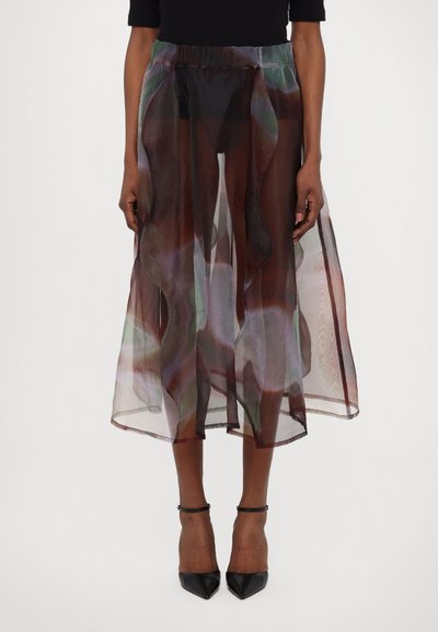 Henrik Vibskov OCTO SKIRT - Jupe trapèze - brown