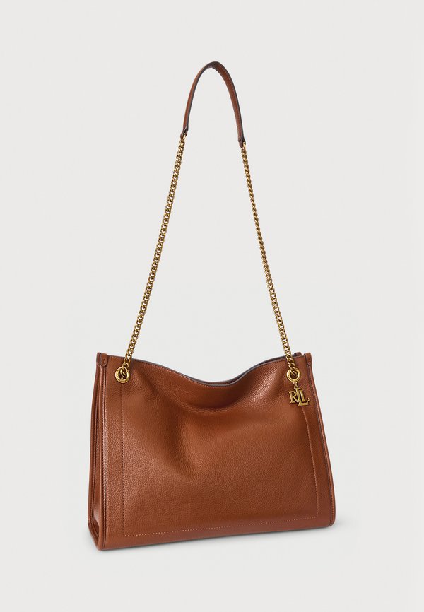 PEBBLED LEATHER LARGE BRADLEY TOTE BAG - Tote bag - lauren tan2