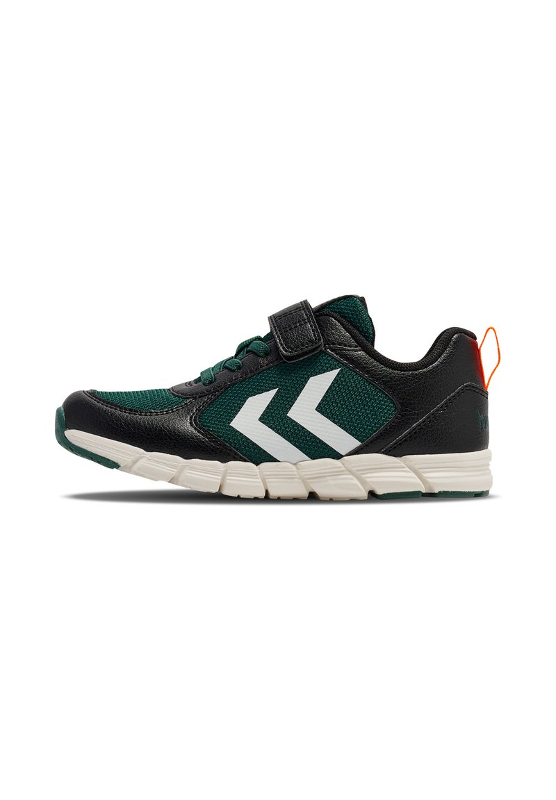 Hummel SPEED 2.0 JR - Training shoe - june bug/dark green - Zalando
