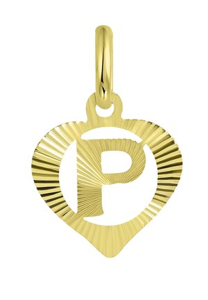 BUCHSTABEN HERZFÖRMIG - Hanger - gold coloured