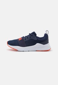 Puma - WIRED RUN JR UNISEX - Neitrāli skriešanas apavi - peacoat/red Miniatūras attēls 1