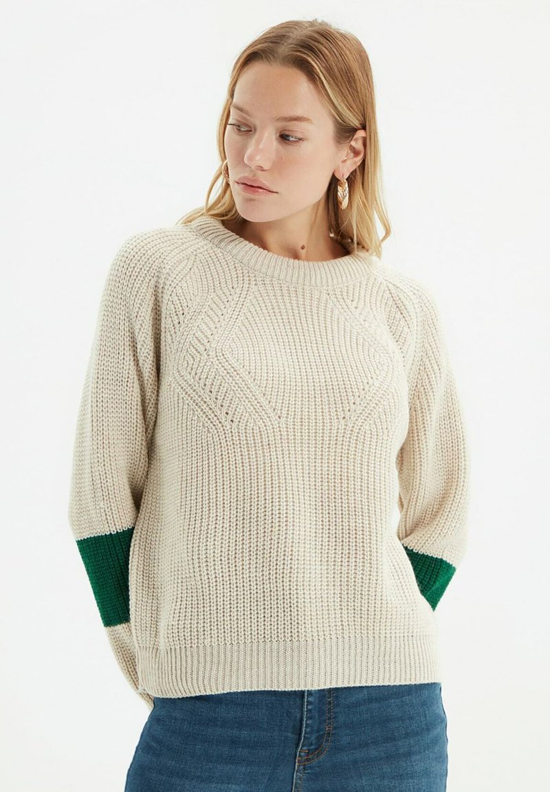 Damen Strickjacken | Trendyol Strickpullover grey/grau - WF00994 Damen Strickjacken | Trendyol Strickpullover grey/grau - WF00994