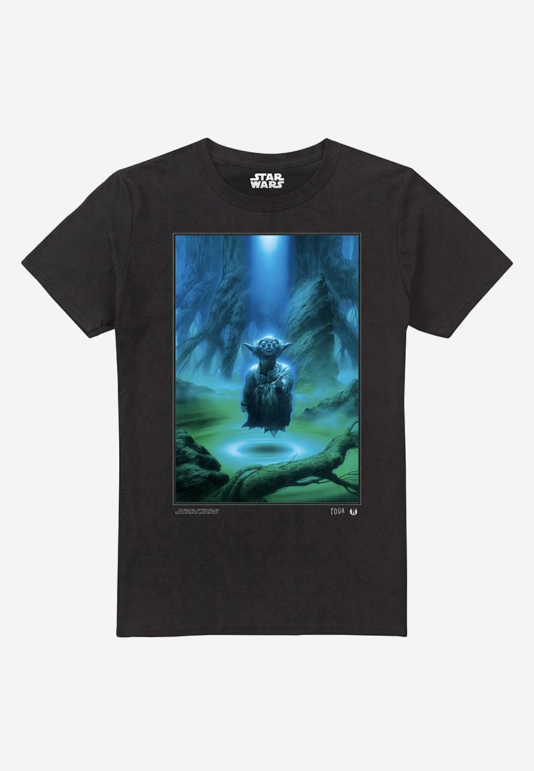 Star Wars T-shirt print zwart