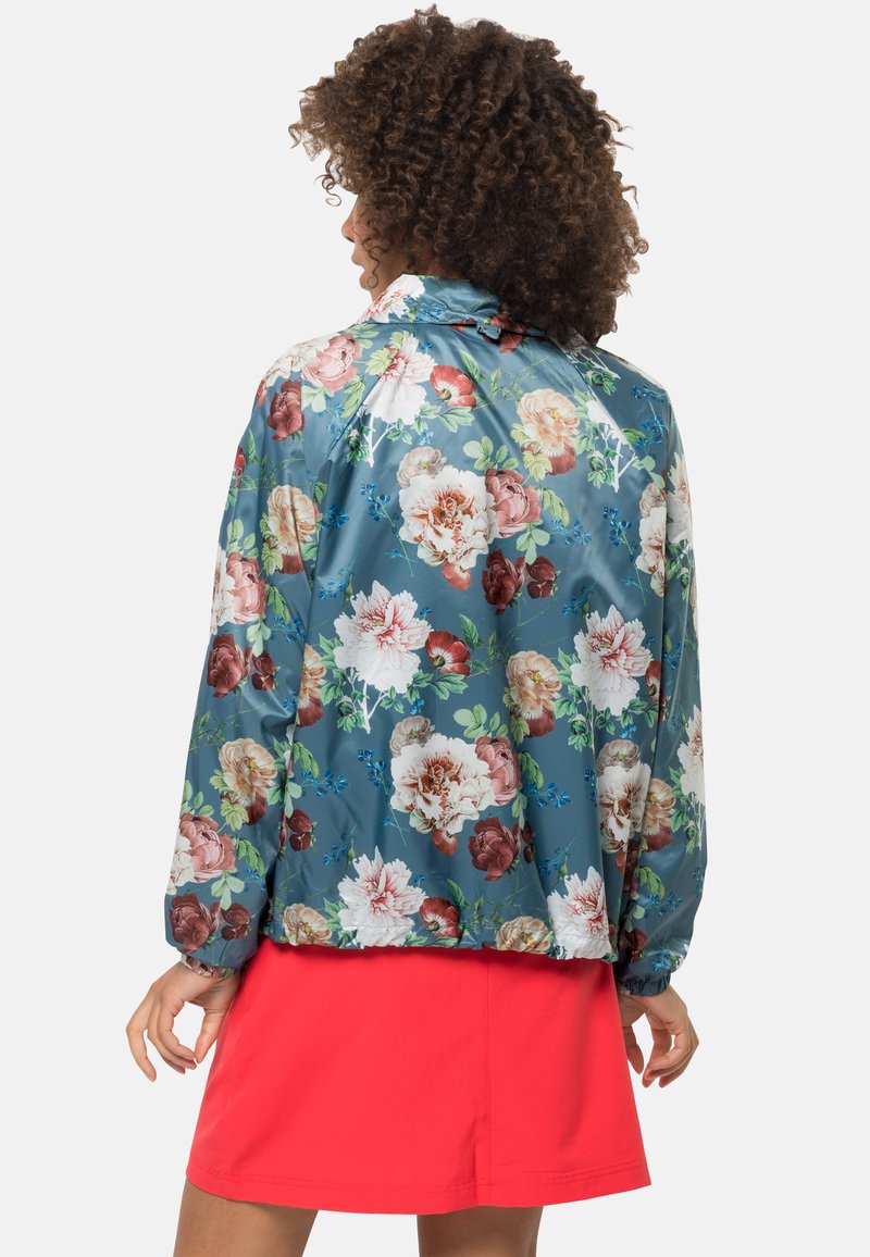 Damen Sportbekleidung | Jack Wolfskin Outdoorjacke teal grey all over/blaugrau - FY94151 Damen Sportbekleidung | Jack Wolfskin Outdoorjacke teal grey all over/blaugrau - FY94151