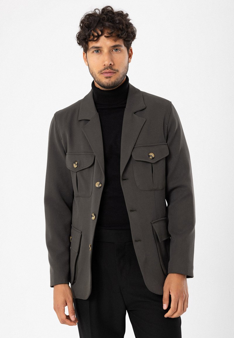Le Blazer De Performance Original Melange Gris Fonce