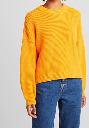 Striktrøje - orange