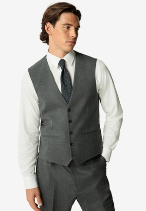 REGULAR FIT - Suit waistcoat - grey
