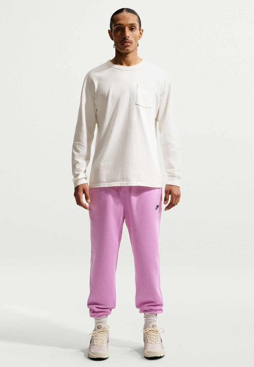 Nike M NK CLUB BB JOGGER - Tracksuit bottoms - light magenta light magenta midnight navy — photo 2