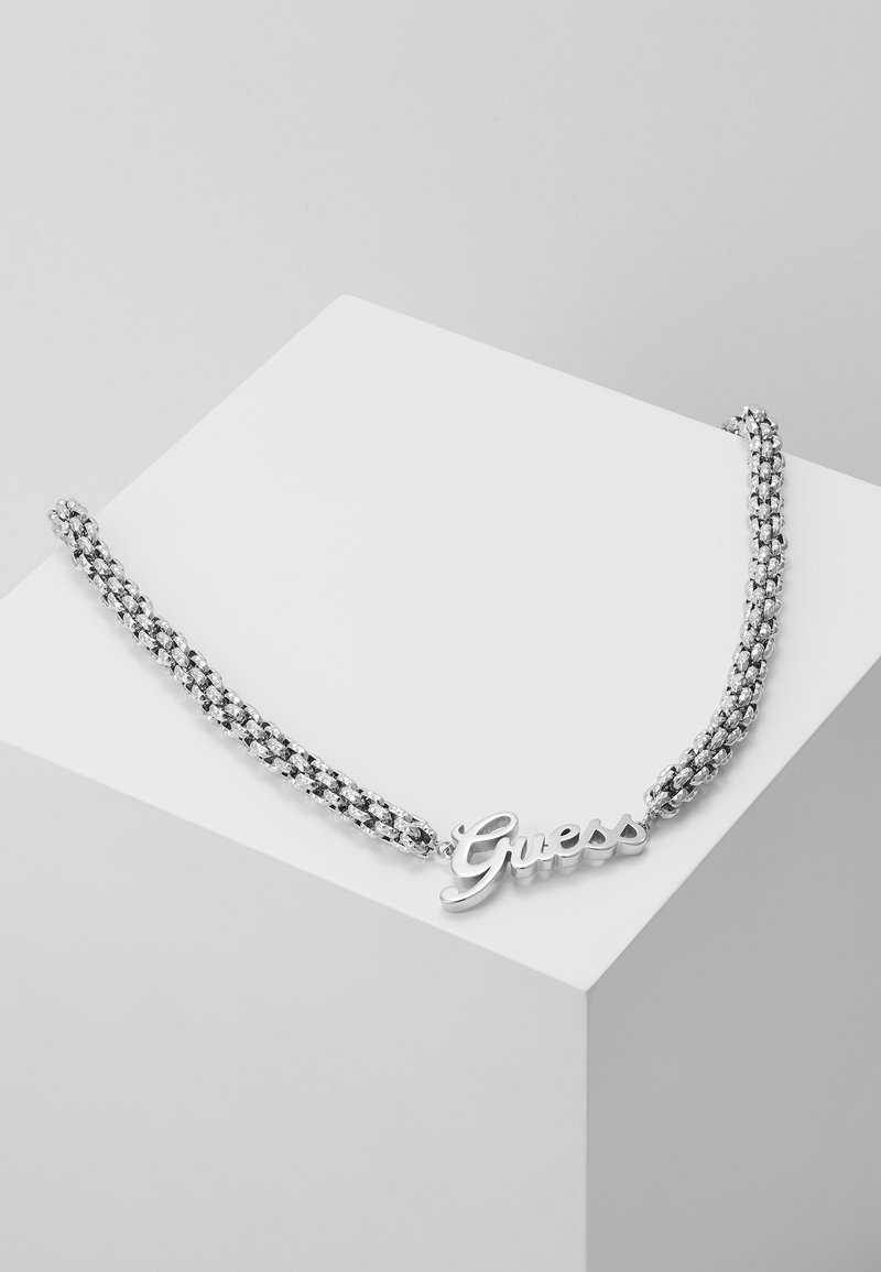 Damen Halsketten | Guess LOGO POWER Halskette silver-coloured/silberfarben - IW90986 Damen Halsketten | Guess LOGO POWER Halskette silver-coloured/silberfarben - IW90986