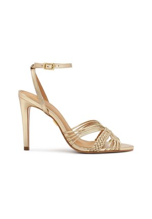 MEGAN - Sandalen met hoge hak - gold