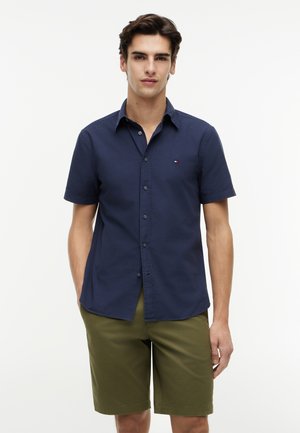 Tommy Hilfiger SHIRT GARMENT DYED - Πουκάμισο - carbon navy