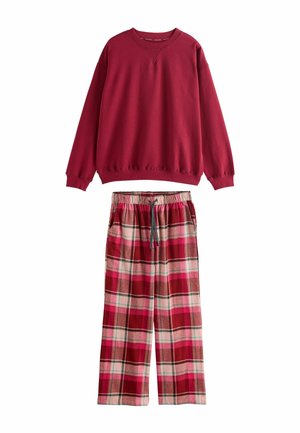 SET - Pižamos komplektas - red check